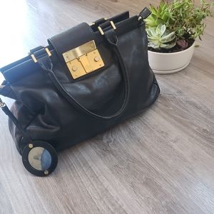 TORY BURCH | Black leather purse